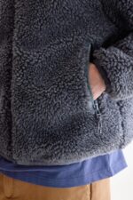 Jeremy zip-up teddy sweatshirt (252 / M / CHARCOAL) - Image 5