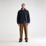 Jeremy zip-up teddy sweatshirt (252 / M / CHARCOAL)