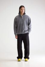 Fabro half-zip sweatshirt (252 / M / BLACK BLUE) - Image 3