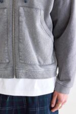 Falkon zip-up hoodie (252 / M / BLACK BLUE) - Image 6