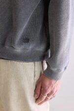 Fabien crewneck sweatshirt (252 / M / BLACK BLUE) - Image 6