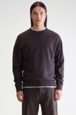 Flake crewneck sweatshirt (252 / M / DARK PURPLE) - Image 2