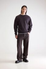 Flake crewneck sweatshirt (252 / M / DARK PURPLE) - Image 3