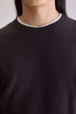 Flake crewneck sweatshirt (252 / M / DARK PURPLE) - Image 5