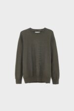 Flake crewneck sweatshirt (252 / M / DARK OLIVE) - Image 7